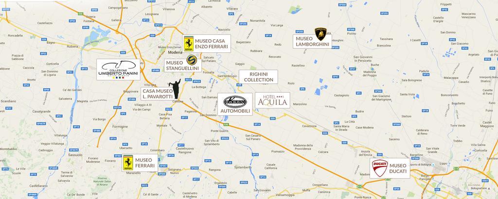 Hotel Aquila Castelfranco Emilia Buitenkant foto